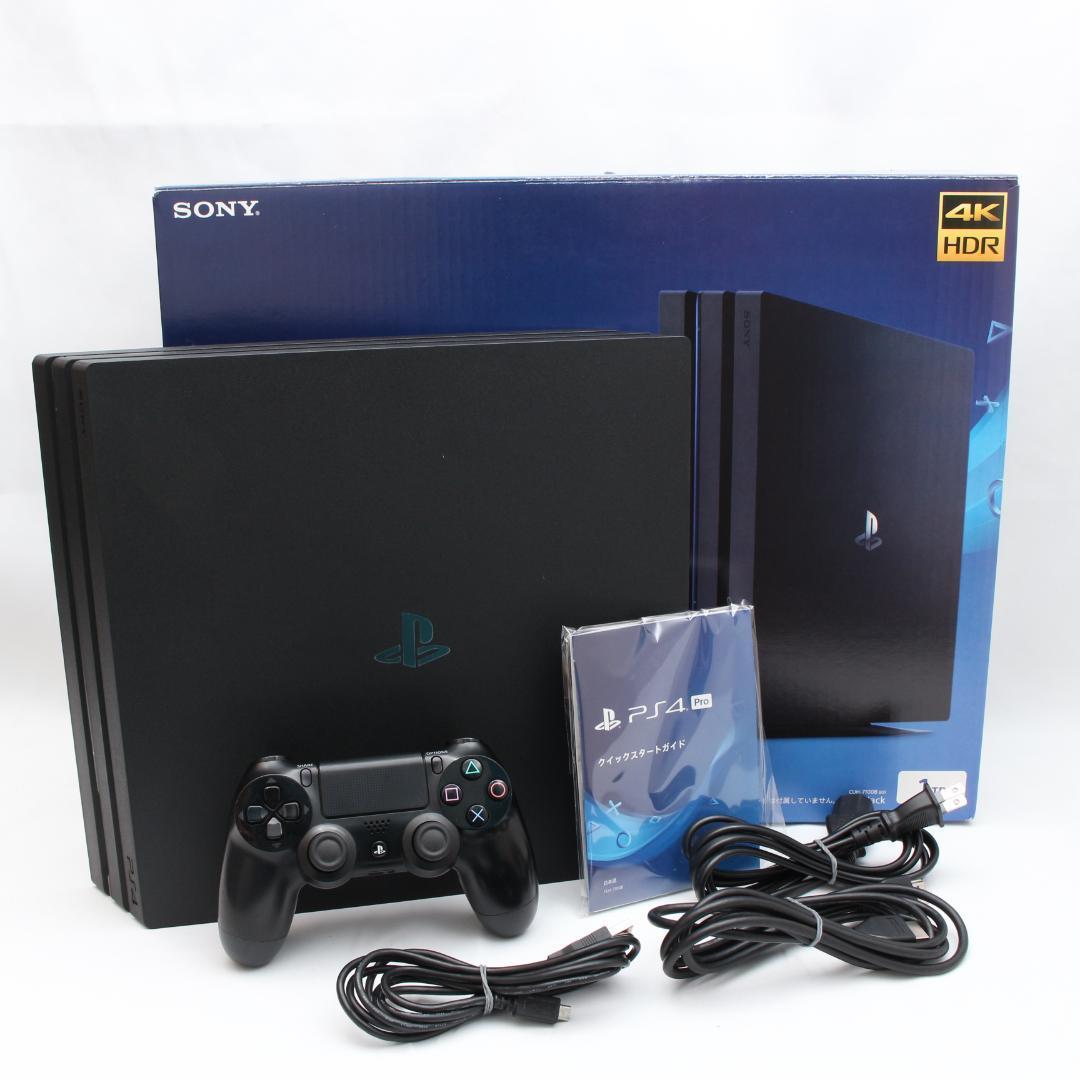 SONY PS4 pro 本体 ジェットブラック CUH-7100 1TB - JChere雅虎拍卖代购
