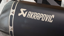 AKRAPOVIC VESPA GTV250/GTV300 GTS125/150 GTS250/GTS300 S/Oマフラー ステンレス ブラック ,アクラポビッチ ベスパ スリップオン_画像3