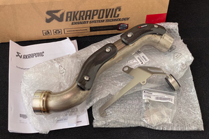 AKRAPOVIC チタンリンクパイプ アップタイプ BMW R nineT Pure/Racer/SCRAMBLER/Urban GS 17-20 アクラポビッチ マフラー