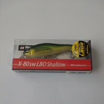 【新品未使用】メガバス／X-80SW LBO シャロー《GG GOLDEN LIME OB》_画像7