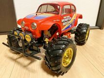 送料無料 美品 タミヤ モンスタービートル モーターつき ラジコン TAMIYA _画像2