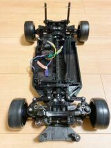 送料無料 未走行 タミヤ TT02 シャーシ サーボ モーターつき TT-02 TAMIYA _画像2