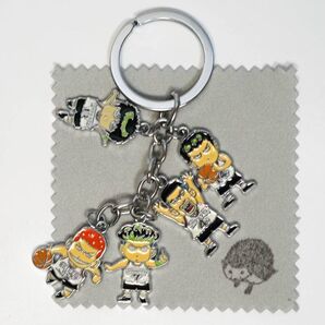 キーホルダー スラムダンク アクセ チャーム白 グッズ 5吊 おもちゃ