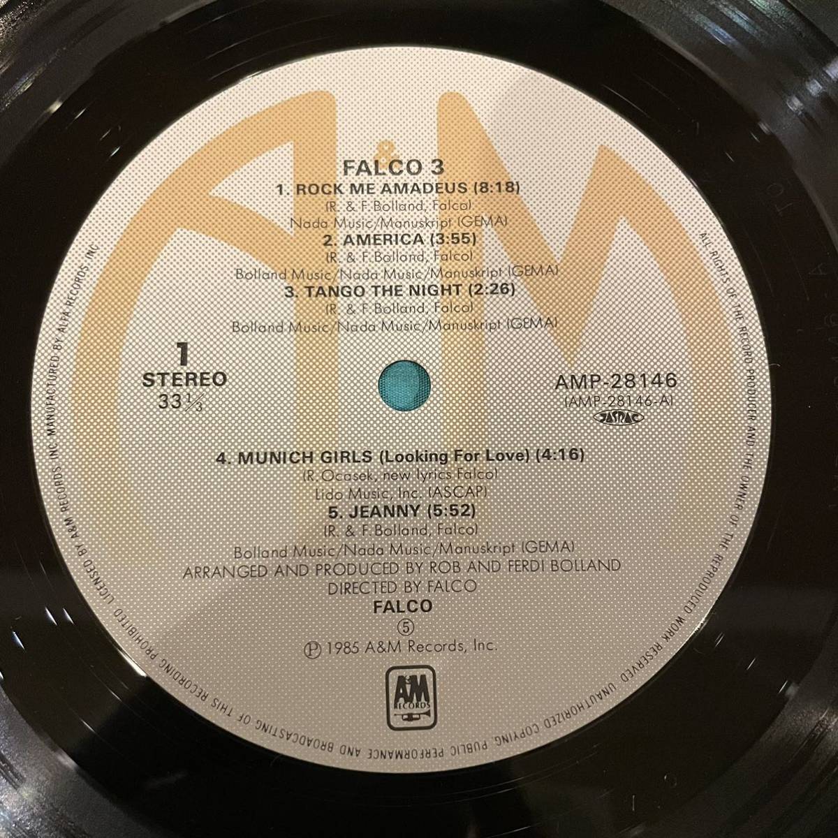 K-7 帯付 ファルコ Falco / ロック・ミー・アマデウス FALCO3 AMP
