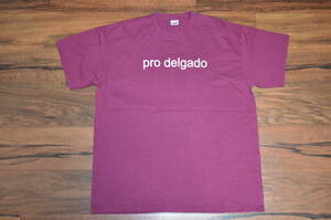 ●即決有り！フルーツオブザルーム ”pro delgado” プリントTシャツ XL ワインレッド　良品