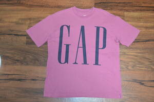 ●即決有り！ギャップ GAP ロゴテックジャージTシャツ S ローズ　良品