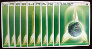 【ポケモンカード】基本 くさ エネルギーx10枚セット(2006年版ノーマル仕様)　プレイ用