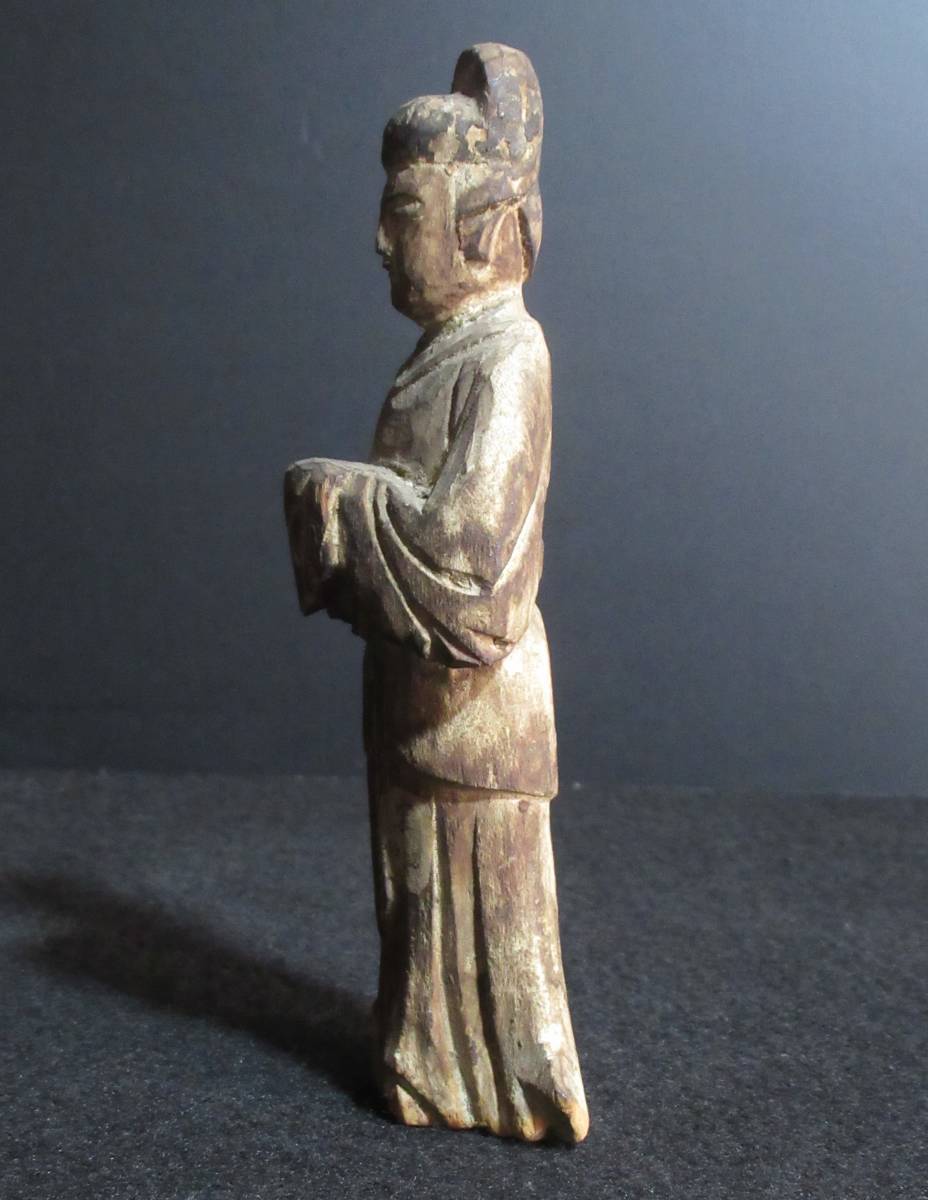 中国仏教美術 古い木彫仏 厨子入 時代物 | JChere雅虎拍卖代购