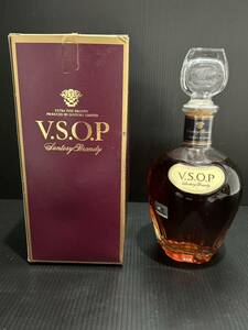 Ｄ(705d4) 未開栓 サントリーブランデー VSOP デキャンタ 40度 正規 箱付 700ml 化粧瓶 古酒 SUNTORY Brandy