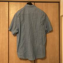 size XL (身幅61cm) | H&M | REGULAR FIT コットン 半袖 シャツ | ブルー | エイチアンドエム | COTTON S/S SHIRT | BLUE 青_画像3
