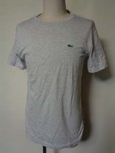 ラコステ LACOSTE クルーネック Tシャツ 3 グレー 半袖 シャツ