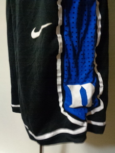 NIKE made Duke large ba Span shorts shorts basketball pants M black × blue (a way color ) DUKE