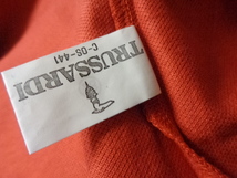 TRUSSARDI トラサルディ 半袖 ポロシャツ トップス レッド ブランド メンズ ロゴ　M_画像6