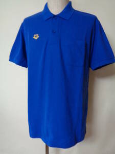 arena Arena polo-shirt with short sleeves navy blue color swim deer. .