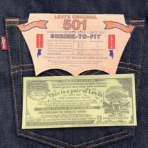 00s 米国製 デッドストック LEVI’S 501XX 501-01OR レギュラー W34 L36 リジッド 未使用 ビンテージ アメリカUSA製 ジーンズ デニムパンツ_画像4