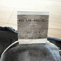 バレンシア工場製 1944年モデル 大戦 LEVI’S S501XX 44501-0022 W32 L36 濃紺 美品 中古 米国製 リジッド WWII 40s 44s アメリカUSA製 555_画像8