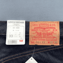 バレンシア工場製 1955年モデル LEVI’S 501XX 501-0004 W33 L36 デッドストック 米国製 リジッド 50s 55s アメリカUSA製 555 55501 未使用_画像4