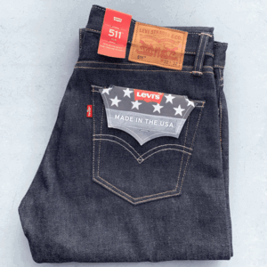 ホワイトオーク 米国製 Levi’s 04511-2596 W32 L32 赤耳 リジッド WHITE OAK デニムパンツ ジーンズ USA製 アメリカ製 045112596 511-2596