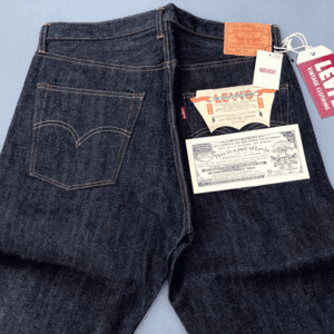 旧米国製 1955モデル 日本企画 LEVI'S 501XX 55501-0051 W34 L36 リジッド デッドストック デニムパンツ アメリカUSA製 50s 55s 50155