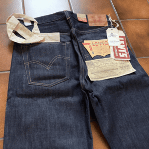 米国製 1947年モデル 最終ホワイトオーク LEVI'S 501XX 47501-0167 W31 L32 デッドストック リジッド 40s 47 アメリカUSA製 デニムパンツ