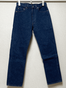 90s 米国製 赤文字パッチ LEVI’S 501XX 00501-0000 レギュラー (W33)W31 L34 ビンテージ 濃紺 美品 アメリカ製 USA製 ジーンズ 005010000