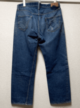 ダブルネーム 60sオリジナル LEVI’S 501 W35 ビンテージ ボタン裏J刻印 隠しリベット 赤タブBigE 足長R 耳付 セルビッジ 1960年代 Wネーム_画像2