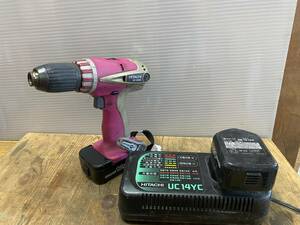 J3266 HITACHI Hitachi Koki cordless driver drill DS 12DM2 operation OK