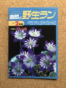 自然と野生ラン 1995年2月号　※春蘭 えびね 長生蘭 ユキワリソウ ギボウシ ※ 園芸JAPAN