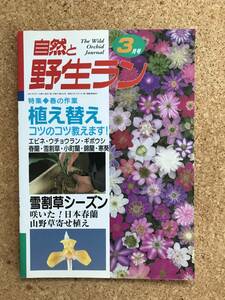 自然と野生ラン 2001年3月号　※ 日本春蘭 雪割草 ※ 園芸JAPAN