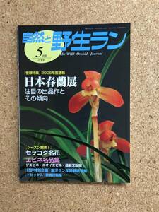 自然と野生ラン 2008年5月号　※ 春蘭 セッコク エビネ ※ 園芸JAPAN