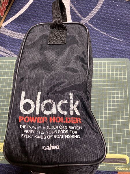 大幅値下げ ダイワ ブラック-90R パワーホルダー 使用感大 塩抜き済み 船釣り パワーホルダー