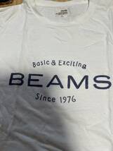 BEAMSロゴTシャツSサイズホワイト_画像3