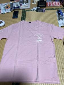 AVIREX V字首TシャツMサイズピンク