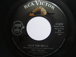 ★TOKENS トーケンズ／ Hear The Bells / A-B-C, 1-2-3 (RCA)▼全米1963年94位■「ライオンは寝ている」の2番煎じ　※送料140円※