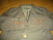 #202-77♀：Liliane Burtyリリアンビューティー　ウールジャケット　サイズ.9号　色,チャコールグレー　日本製　女性　美品　アウター_画像5