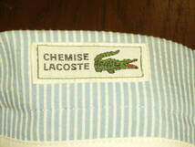 10-175♂：新品　LACOSTE　ラコステ　綿ポリパンツ　ストライプ　表記size.78　日本製 vintage　デッドストック　ノンカット　レア商品　_画像4