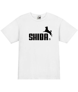 【SALEパロディ白S】5ozシバ柴犬Tシャツ面白いおもしろうけるネタプレゼント送料無料・新品1500円