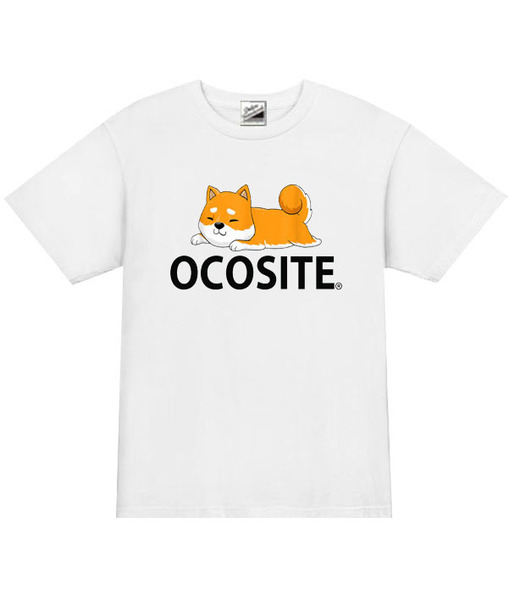 【パロディ白S】5ozオコシテ柴犬Tシャツ面白いおもしろうけるネタプレゼント送料無料・新品