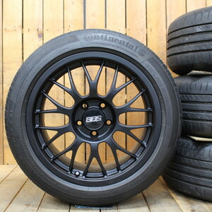 RX-8 スカイライン スープラ等 BBS Racing DTM RG226 RG227 ブラック 17インチ コンチ 225/50R17 タイヤ ホイール 4本SET