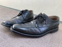 【送料無料】Clarks クラークス ビジネスシューズ 革靴 レザーシューズ ブラック サイズUK8G（26.5～27.0cm）黒色_画像1