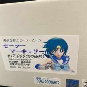 ミリメートルモデリング　セーラーマーキュリー　美少女戦士セーラームーン トレフェス　ワンフェス　ガレージキット 未組立 ソフビ sofvi