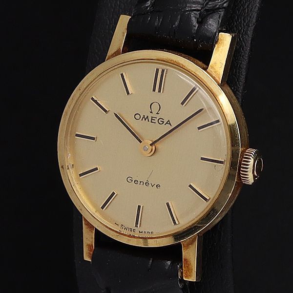 100％の保証 OMEGA オメガ Geneve 腕時計 手巻き式 ゴールド