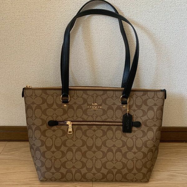 COACH シグネチャートートバッグ F79609 COACH コーチ トートバッグ ブラウン シグネチャー 