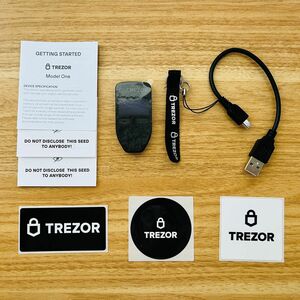 【超希少】TREZOR One ビットコインウォレット ブラック