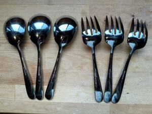  used CASUAL PRODUCT casual Pro duct taking dividing for spoon Fork 3 set 