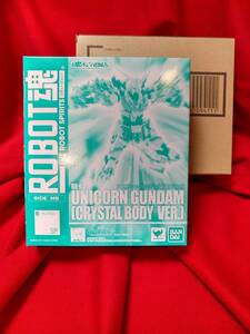 * free shipping * unopened * transportation box attaching *ROBOT soul (SIDE MS) Unicorn Gundam ( crystal body Ver.)[ soul web shop limited goods ] # premium Bandai 