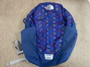 4卍尋1097【THE NORTH FACE/ノースフェイス】子供用バックパック 20L ネイビー レインカバー付き リュック《札幌・店頭引渡可》