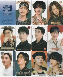 ☆New！■SuperJunior/スーパージュニア■写真付【透明カード25枚/Ver.2】☆韓国キュヒョン/ドンヘ/シウォン/イトゥク/ウニョク/ヒチョル