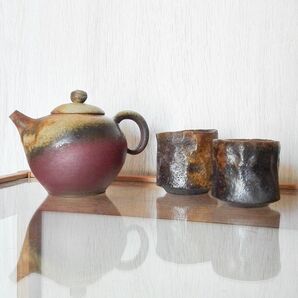 台湾茶器 莉さん 柴燒壺★茶壺 作家物 茶壷 急須 ティーポット 中国茶