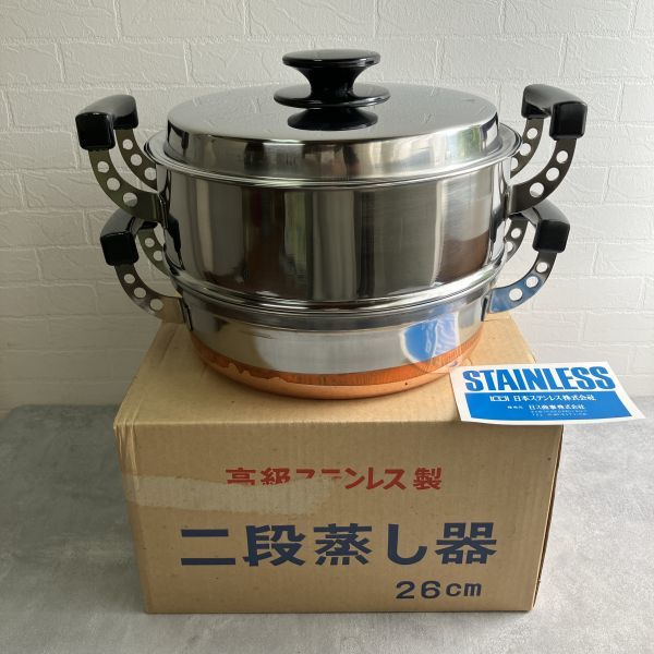 理研蒸し器本しゅう酸26cm RIKEN 角蒸| JChere雅虎拍卖代购